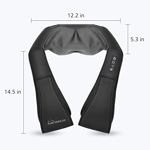 Snailax SL-632 Shiatsu Neck And Shoulder Massager - Back Massager With Heat, Deep Kneading Electric Massage Pillow thumb #8