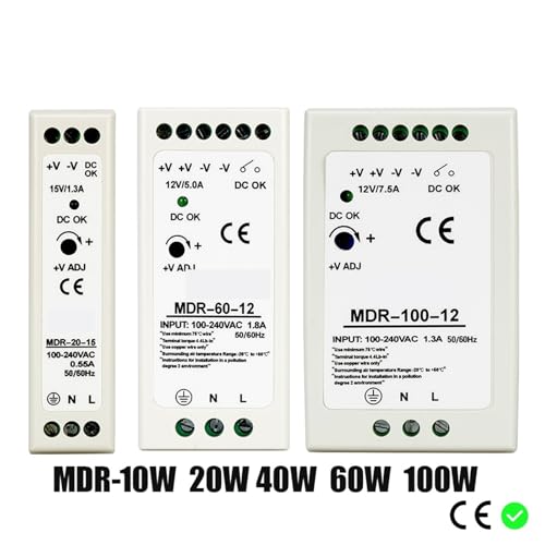 Transformateur rail DIN 12V MDR-100 haute performance fiable - 2