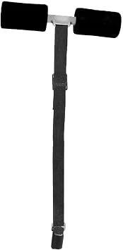 Adjustable Sit Up Assistant Device Strong Load Bearing Sit Up Exercise Equipment for Household Use Portable Sit Up Bar with Adjustable Mesh Buckle Nylon Knitted Strip