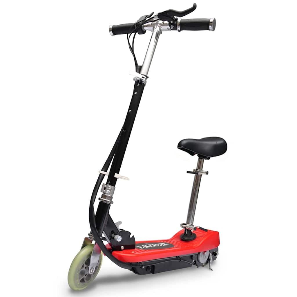 Trottinette Électrique Enfant, Trottinette Pliable pour Enfant Moteur 120W Max 12Km/h Rouge