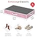 Onlyeasy Large Under Bed Shoe Organizer Container Box, Set of 2, Fit 16 to 32 Pairs of shoes, Underbed Shoes Closet Storage Solution, L37.7x W23.6x H5.9 inch, Cotton-like Pink, MXPUBS16P2