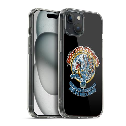 Carcasa antiarañazos iPhone 15 Plus The Rolling Stones funda suave