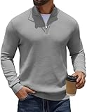 Occasions Multiples: Le design intemporel de ce pull en maille vous accompagne naturellement du bureau aux loisirs en passant par la maison. Son tricot de poids moyen est idéal pour le printemps, l'automne et l'hiver