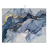 【Grande Taille】Mesurant 45 X 60 Cm, Ce Tapis égouttoir Peut être Utilisé Seul Ou Sous De Petits Appareils électroménagers Tels Que Des égouttoirs à Vaisselle, Des Mixeurs, Des Passoires, Etc. Afin De Garder Les Plans De Travail De La Cuisine Secs Et Propres.