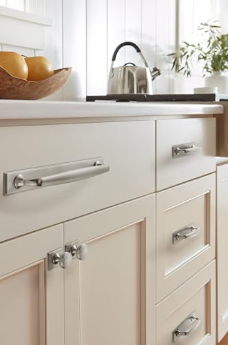 image for Amerock Maymont 3-3/4 inch (96mm) Center-to-Center Rectangle Satin Nic