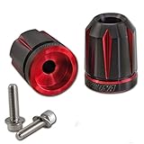  Daytona Lenkergewichte Scratch, rot eloxiert, Kawasaki System