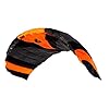 Wolkenstürmer® Paraflex Trainer 3-Leiner Lenkmatte 2.3 schwarz/orange – „Ready to Fly“ Kite Drachen inkl. Trainerbar – Trainer Kite – Windtrainer auch zum Mountainboard Fahren