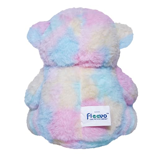 Image of Soft Plush Teddy Bear for Kids (Rainbow, 28 cm) | Cute Multicolor Stuffed Toy | 28cm Sitting Teddy Gift for Boys & Girls | Perfect Birthday, Valentine