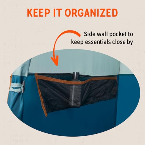 Kelty Discovery H2GO Privacy Shelter, Ducha portátil y refugio para cambiarse, entrada con cremallera, estructura de acero, autoportante miniatura 6
