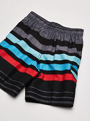 Image of Kanu Surf Boys' Victor Stripe Quick Dry Beach Board Shorts Swim Trunk