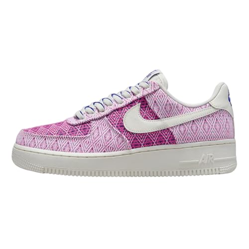 Nike Air Force 1 '07 Femmes, Multicolore/Concord/Rose Féroce/Voile, 37.5 EU