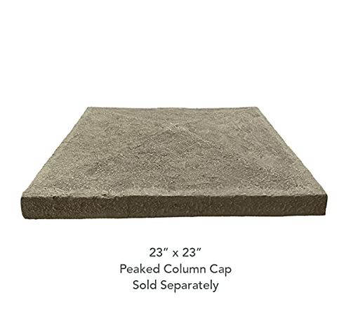 GenStone Faux Stacked Stone 90 Degree Outside Corner Panel 22.5\" x 12\" in Kenai Color for Do It Yourself Friendly Home Improvement Projects - Thumbnail 5