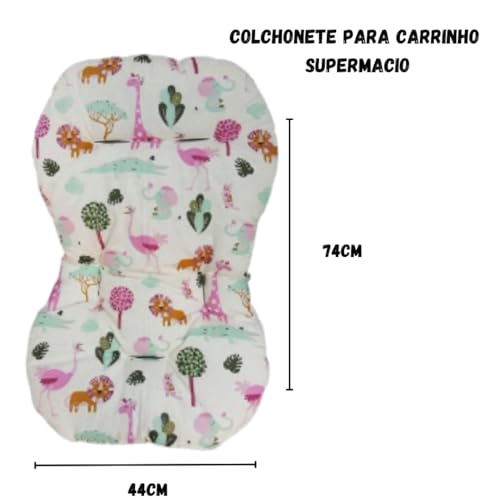 Colchonete para carrinho de bebê super macio (Raposa)