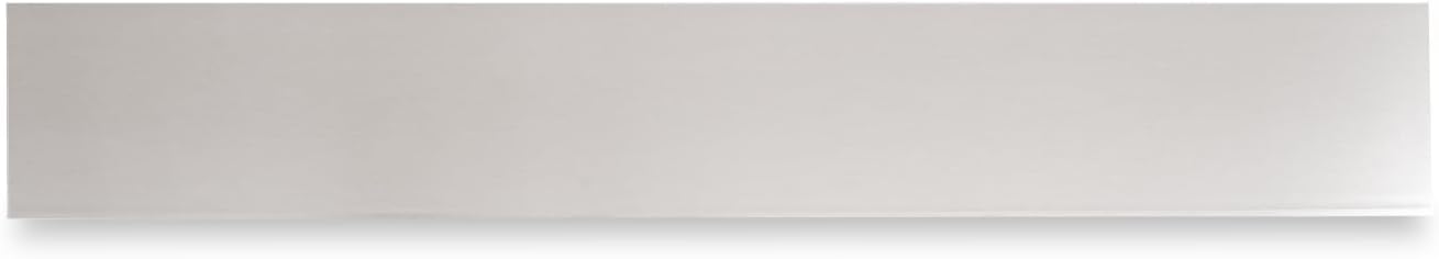 ToughGrade Aluminum Kick Plate for RV, Camper & Cargo Trailer Doors. 0.063" Thick | 27.25" W x 4.25" H | Door Kick Plate | RV Kick Plate | Push Plate (Smooth Aluminum, No Screws)