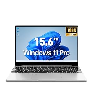 2026 Latest 15.6» Laptop Windows 11, 8GB RAM 256GB SSD, Pentium 6500Y (3.40GHz), Backlit Keyboard, 1080p Full HD Display, Fingerprint, Webcam, USB3.2, Mini-HDMI, TF Card Slot, up to 16GB RAM 2TB SSD