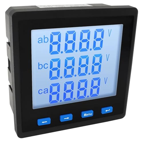 Compteur de puissance triphasé RS485 pour mesurer les watts et la fréquence