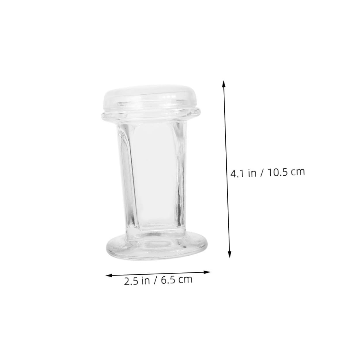 3 Unidades Frasco de Tinción Tapa de Vidrio, 60ml para Laboratorio