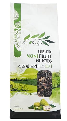 chavi dried noni slides - 500 gram  176 oz  great for making noni juice or tea  abundant antioxidants and amino acids  improves immunity amp antiageing