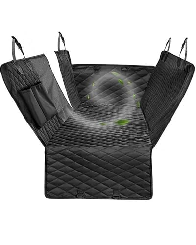 �ԗp���p�V�[�g �Ԍ㕔���ȃv���e�N�^�[�}�b�g�L�����A ���p �y�b�g���s�L�����A �n�����b�N ���p�J�[�V�[�g�J�o�[ �h��(Black,153x143cm)