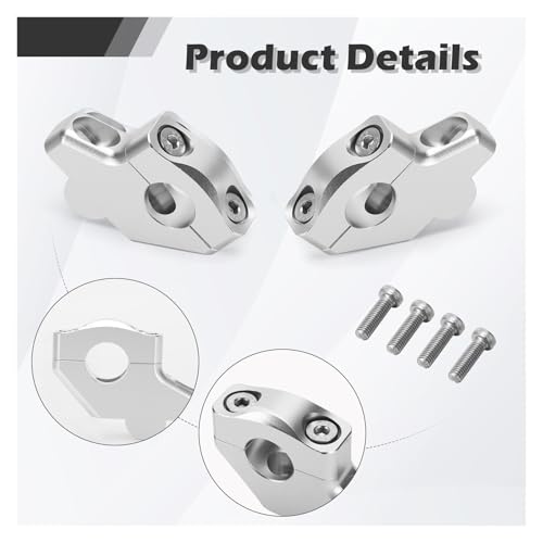 Supports de guidon décalés pour moto Thruxton et Bonneville - 4