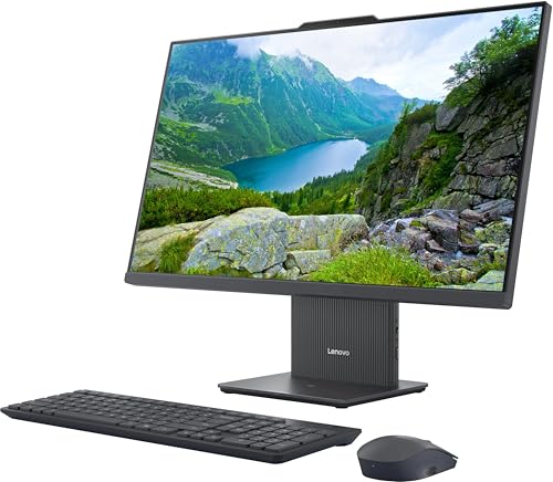 Lenovo IdeaCentre All-in-One Desktop Computer, 24" FHD Display, 6-core AMD Ryzen 5 7535HS, 16GB DDR5, 512GB SSD, Wi-Fi 6, HDMI in&Out, Wireless KB&Mouse, Windows 11 Home - Image 4