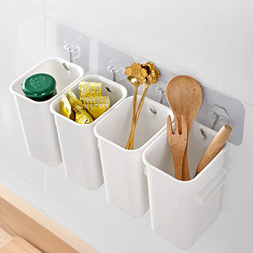 Image of Rubber Fridge Side Door Organizer Refrigerator Side Door Bins Kitchen Fridge Food Organizer Bin Home Organizer Case For Vegetables Fruit Set Of (6)