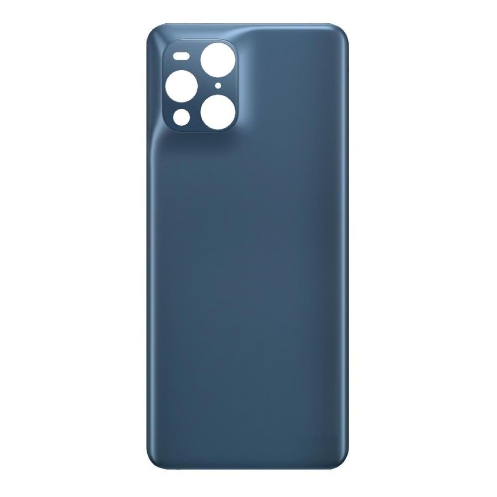 Vitre Arrière Avec Adhésif Pour Oppo Reno Z - Bleu - Cache Batterie - Neuve