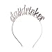 Jollity & Co Day Drinker Metal Headband Gold
