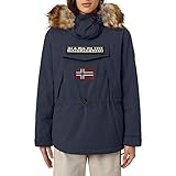 Anorak Kapuzenjacke Napapijri Unisex Skidoo WOM Ef 3 Sportjacke, blau, M