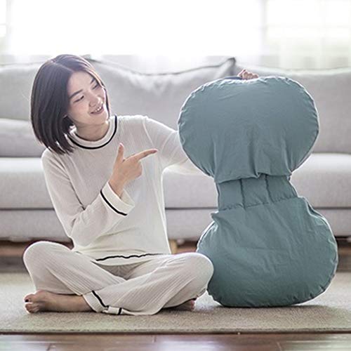YUNMO Embarazo Almohada Mellizos Cuña H en Forma de Maternidad Almohadas corporales Mujer de Lado para Dormir