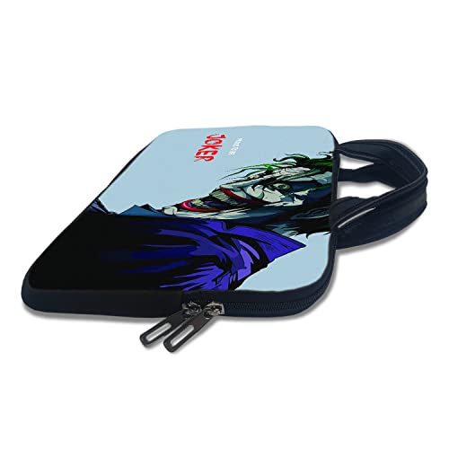 Image of TheSkinMantra Chain Laptop Sleeve Bag Compatible with Laptop /Macbooks /Chrombook /Notebook /Zbook (13.3 Inch [Handle], Joker Attitude)