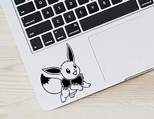 Die-Cut Vinyl Decal Trackpad Keyboard Laptop Sticker (Black)