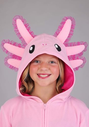 Disfraz para niños de Axolote color rosa talla Large miniatura 3