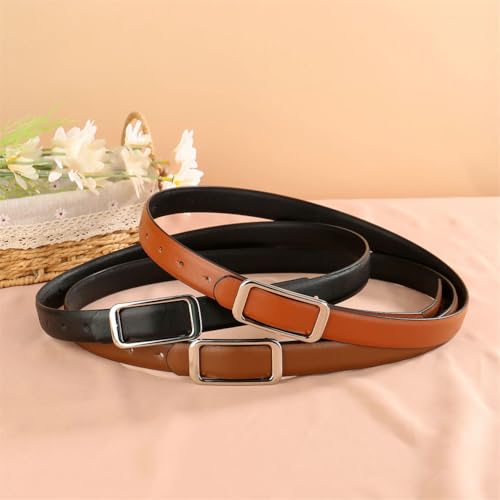 Women Luxury Double Sided Belt Fashion Casual Versatile Elegant Dress Denim Pants Accessory3