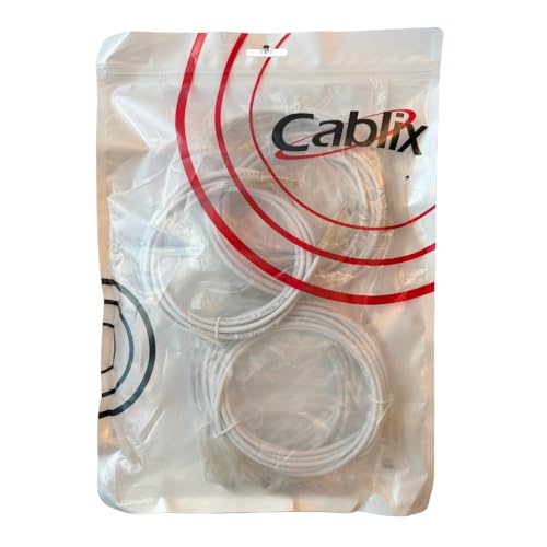 Cable de red Cat 6A Slim Patch Cord 10 ft UTP 10G Blanco miniatura 2