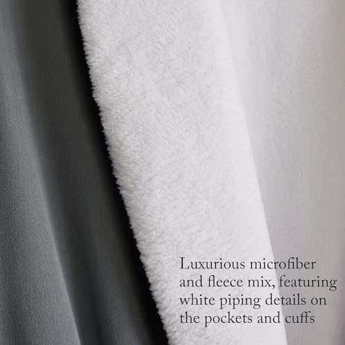 The Ritz-Carlton Frette Microfiber Robe - Grey - Luxury Hotel Bathrobe - Medium2