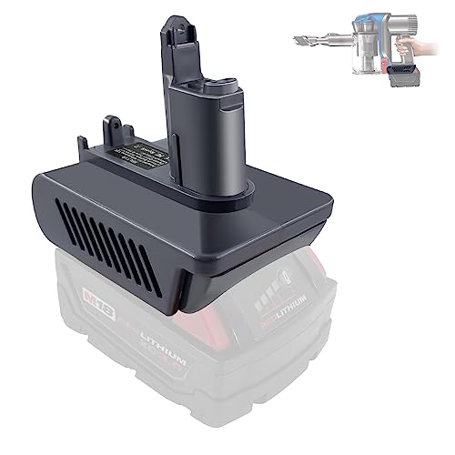 TPDL DC44 Type B for Dyson Adapter for Milwaukee 18V M18 Battery Convert for Dyson Type-B DC31 DC34 DC35 DC44 DC45 DC56 DC57 917083-01 202932-02 965557-03 Animal Handheld