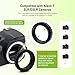 Astromania T2 T Ring and M42 T-Mount Telescope Camera Adapter, T-Ring for Nikon SLR/DSLR Camera with F-Bayonet & T Adapter 1.25 inches Astrophotography Telescope Accessory Fit for Astronomy Telescopes