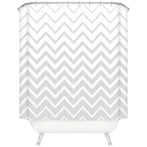 Rideau de douche de qualité supérieure en tissu polyester résistant long - 2