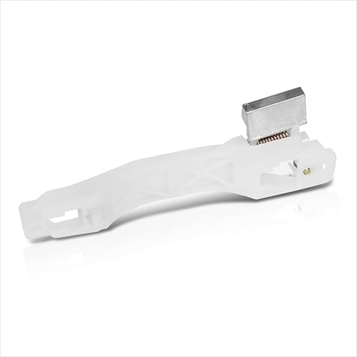 Miniatura 3 de PM PERFORMOTOR Soporte de montaje para manija de puerta trasera izquierda del lado del conductor compatible con Chevy Aveo Pontiac G3 07-11, blanco