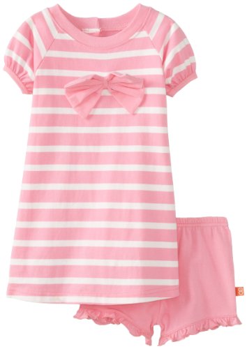 Magnificent Baby Baby-Girls Infant Stripe Dress with Bow