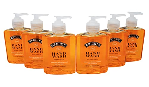 WRIGHTS HAND WASH ANTIBACTERIAL (Pack of 6), Clear, 1 count (Pack of 6)