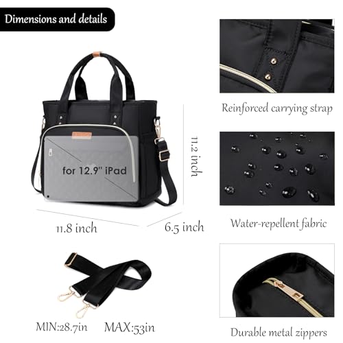 Bolso Tote Mediano para Mujer con Múltiples Bolsillos miniatura 3