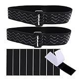 Supvox 2 Stück Verstellbare Stiefelriemen für Damen Rutsch Stiefelhalter mit für Hohe Stiefel Schwarz für Sicheren Halt und