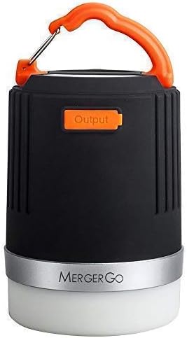 Rechargeable Camping Lantern, New Capacity 10400mAh Power Bank, Portable and Waterproof ,Super Bright, SOS Emergency Strobe for Camping,Hiking,Fishing (Black)
