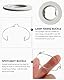 JUKOTA 25PCS Sprengring für GU10 MR16 Durchmesser Downlight Haltefederringe Clips LED Halogen Lampenhalter 50mm,klemmring,lampen klammer,haltefeder ringe,halogen lampenhalter,gu10 ring