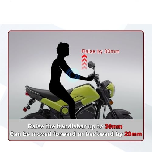 Adaptador abrazadera montaje elevadores manillar motocicleta NAVI 110 2016-2024 4
