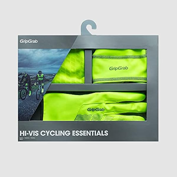 GripGrab Pack Esenciales Ciclismo Guantes Ride Cortavientos Ciclismo Térmicos Gorro Invierno Y Braga de Cuello - Guantes Ciclismo Invierno Unisex Adulto