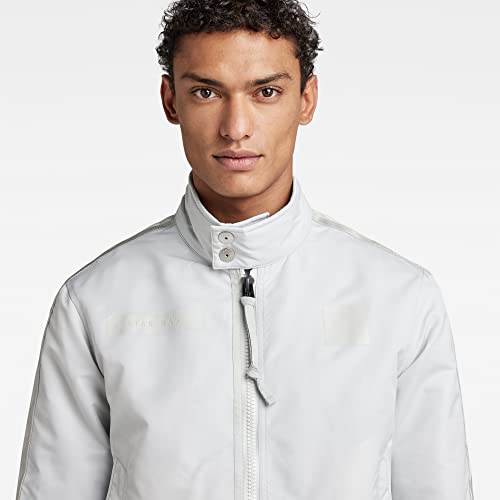 Miniatura 3 de G-Star Raw Harrington Jacke, Chaquetas Para Hombre, Gris Oyster Mushroom D22896-C143-D607 , S