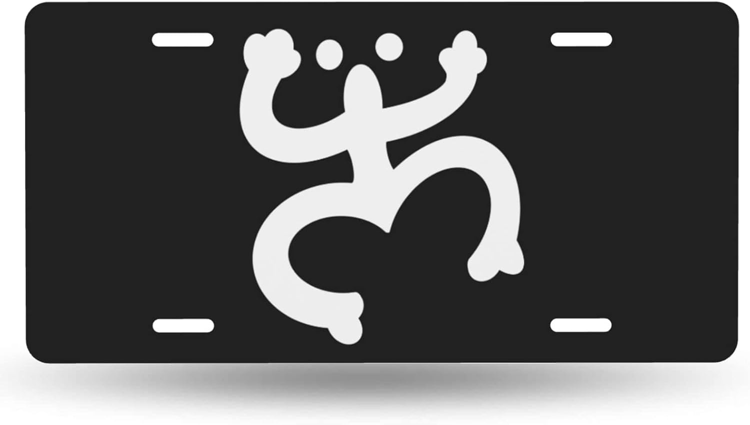 [Decorative] Coqui Frog Taino Symbol Puerto Rico Car Front Plate, Novelty Vanity Tag, Metal Aluminum Auto Decor Plate for Cars, Trucks, SUVs - 6x12 Inch (Not for Official Use)